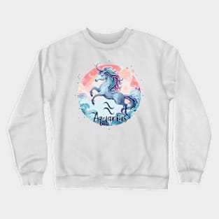 Aquarius Astrological Sign Crewneck Sweatshirt